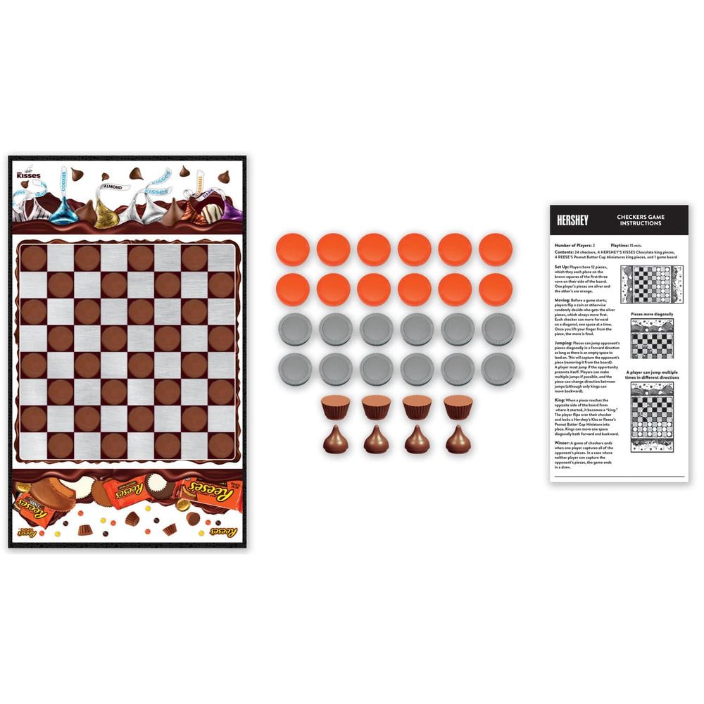 Hershey's Kisses vs Reese's Checkers Board Game (ONLINE ORDER ONLY)