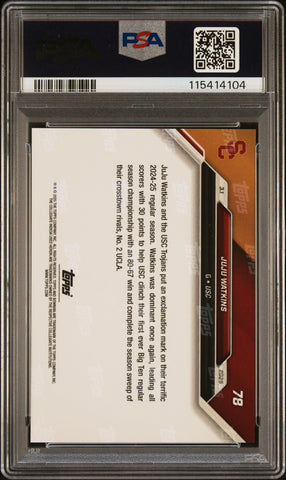 Graded 2024 Topps Bowman U Now JuJu Watkins #78 Rookie RC Basketball Card PSA 9 Mint (ONLINE ORDER ONLY)