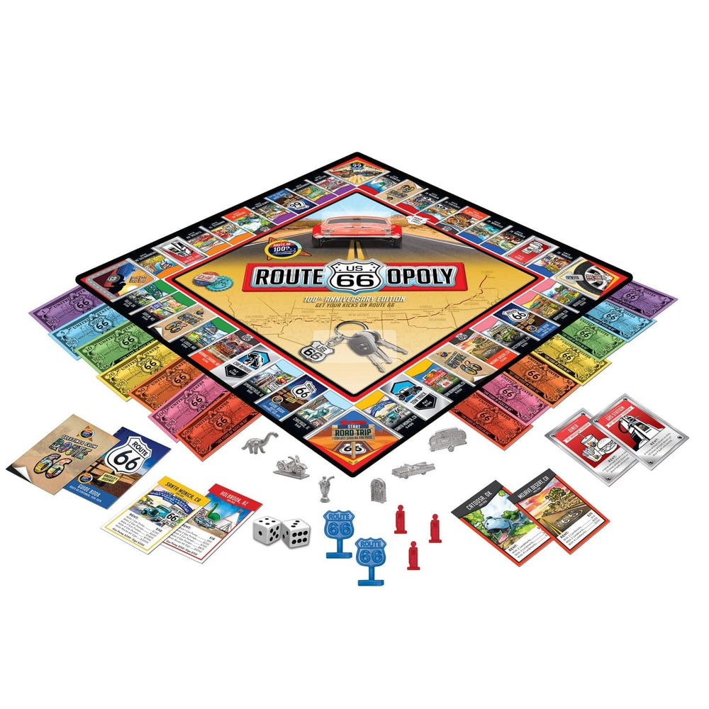 Route 66 Opoly Board Game