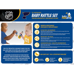 St. Louis Blues - Baby Rattles 2-Pack (ONLINE ORDER ONLY)