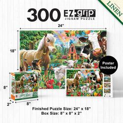 Green Acres - Garden Gathering 300 Piece EZ Grip Jigsaw Puzzle