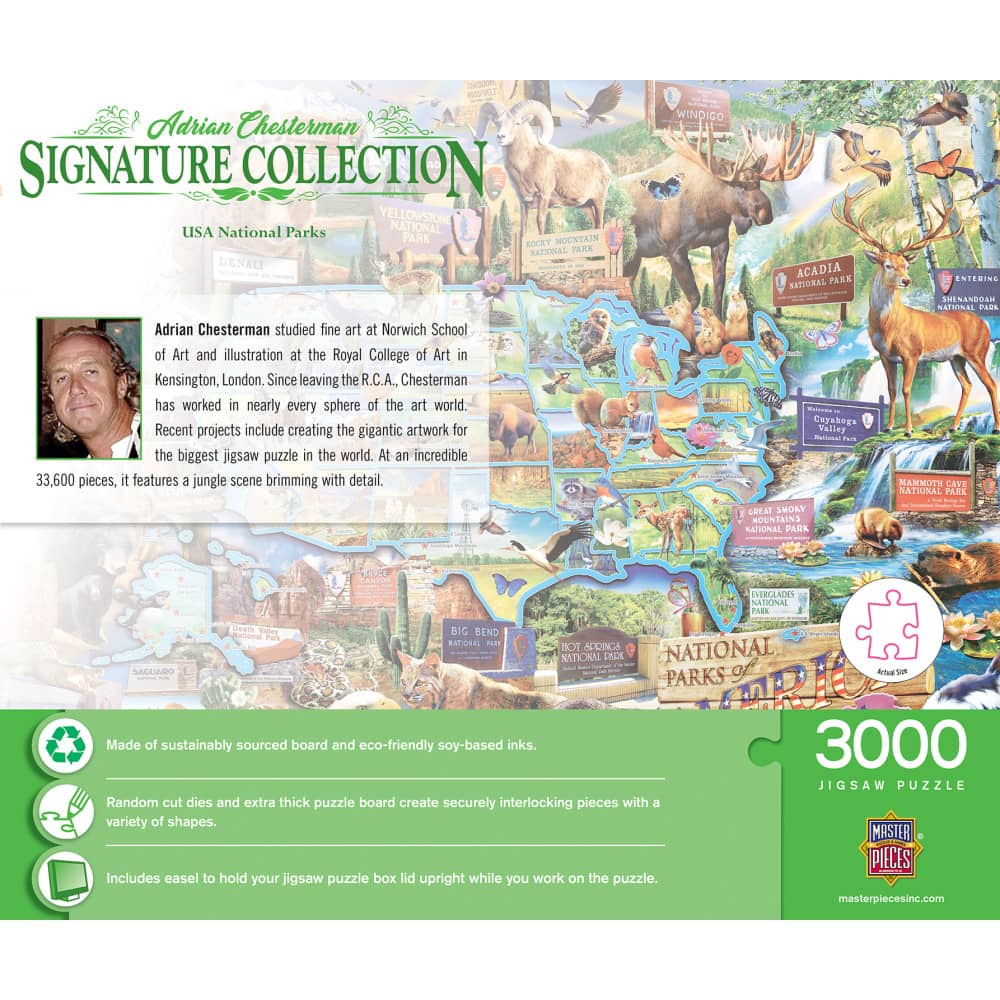 Signature Collection - USA National Parks 3000 Piece Jigsaw Puzzle
