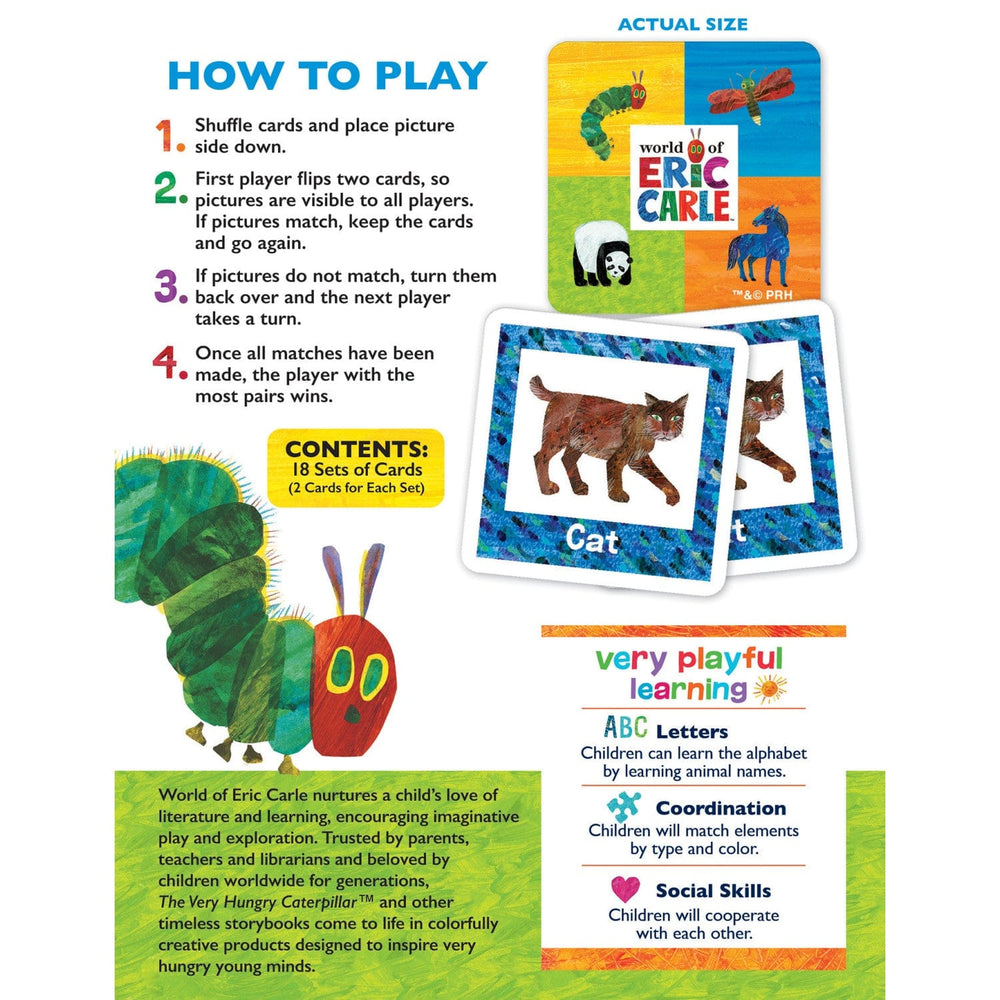 World of Eric Carle Matching Travel Game (ONLINE ORDER ONLY)