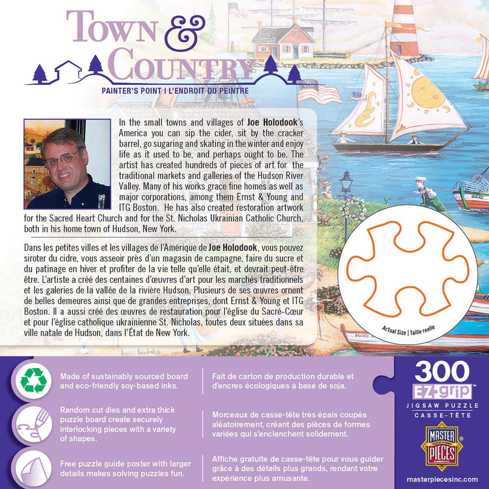 Town & Country - Painter's Point 300 Piece EZ Grip Jigsaw Puzzle (ONLINE ORDER ONLY)