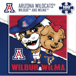 Arizona Wildcats - NCAA Mascot 100 Piece Jigsaw Puzzle (ONLINE ORDER ONLY)