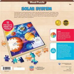 Wood Fun Facts - Solar System 48 Piece Wood Jigsaw Puzzle (ONLINE ORDER ONLY)