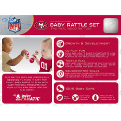 San Francisco 49ers - Baby Rattles 2-Pack (ONLINE ORDER ONLY)