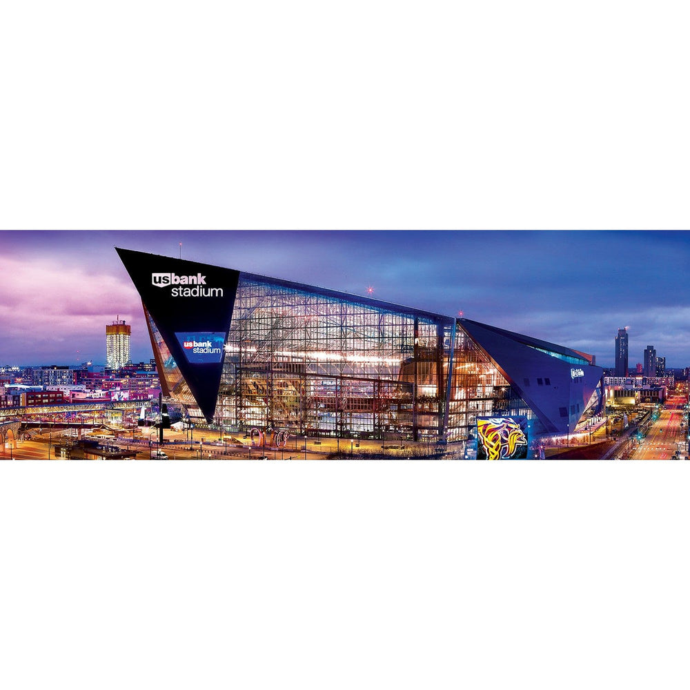 Minnesota Vikings - Stadium View 1000 Piece Panoramic Jigsaw Puzzle (ONLINE ORDER ONLY)