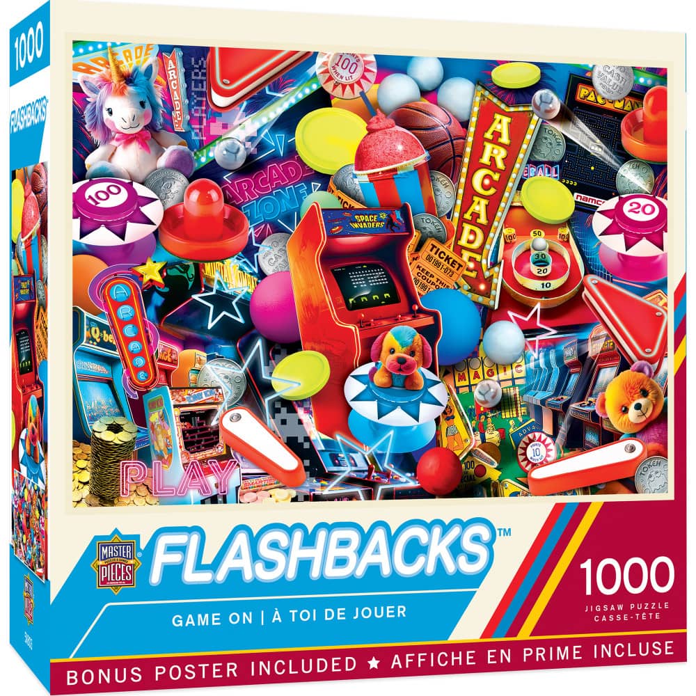 Flashbacks - Game On 1000 Piece Jigsaw Puzzle