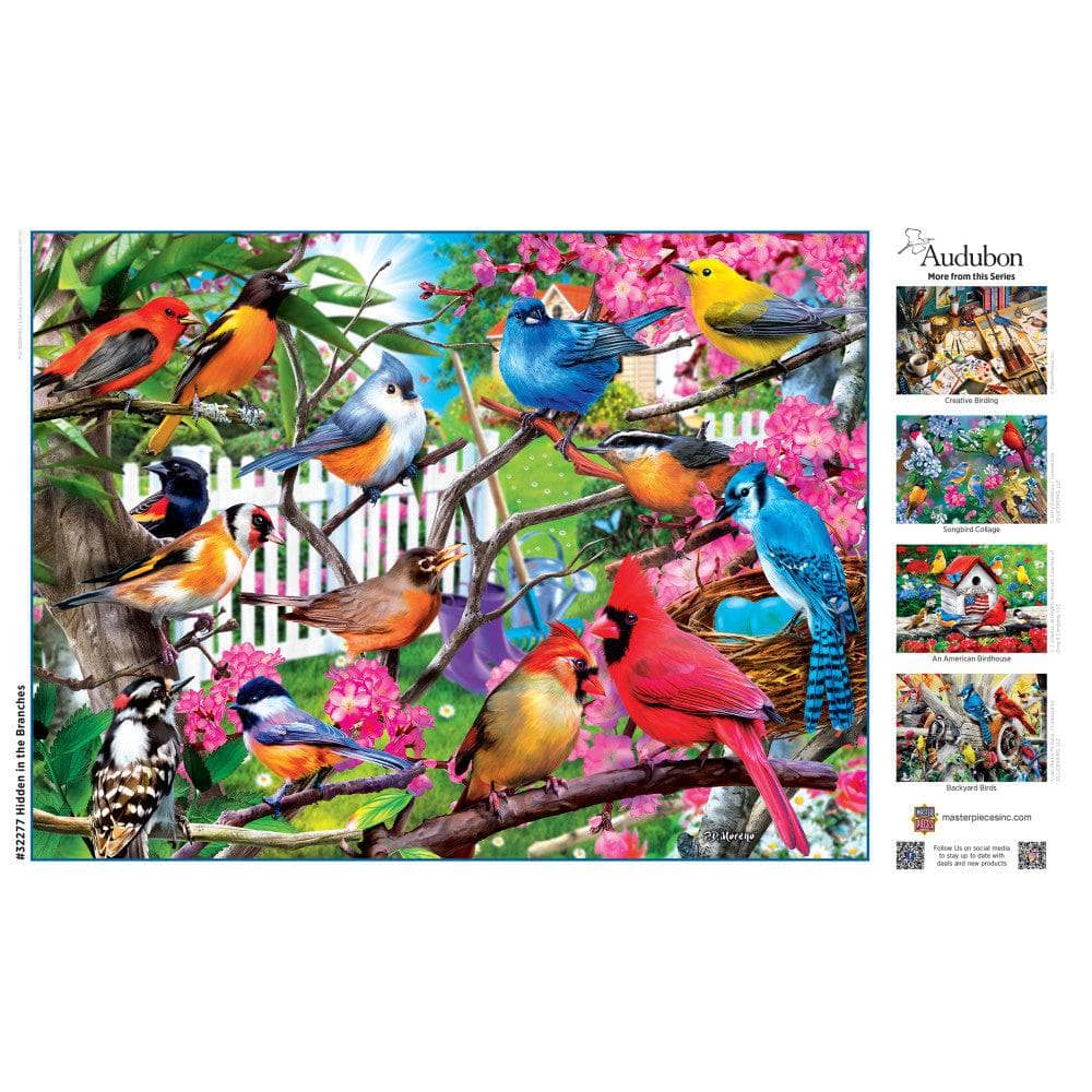 Audubon - Hidden in the Branches 300 Piece EZ Grip Jigsaw Puzzle (ONLINE ORDER ONLY)