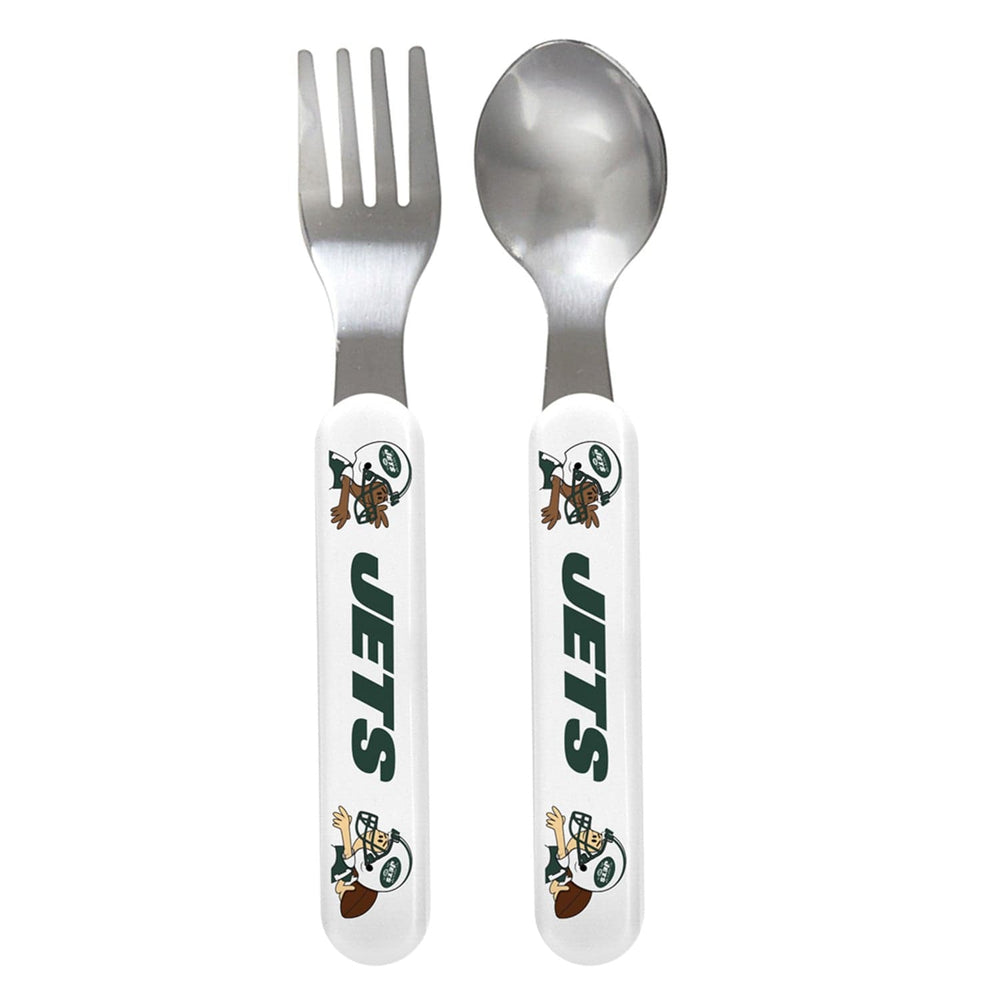 New York Jets - Baby Fork & Spoon Set (ONLINE ORDER ONLY)