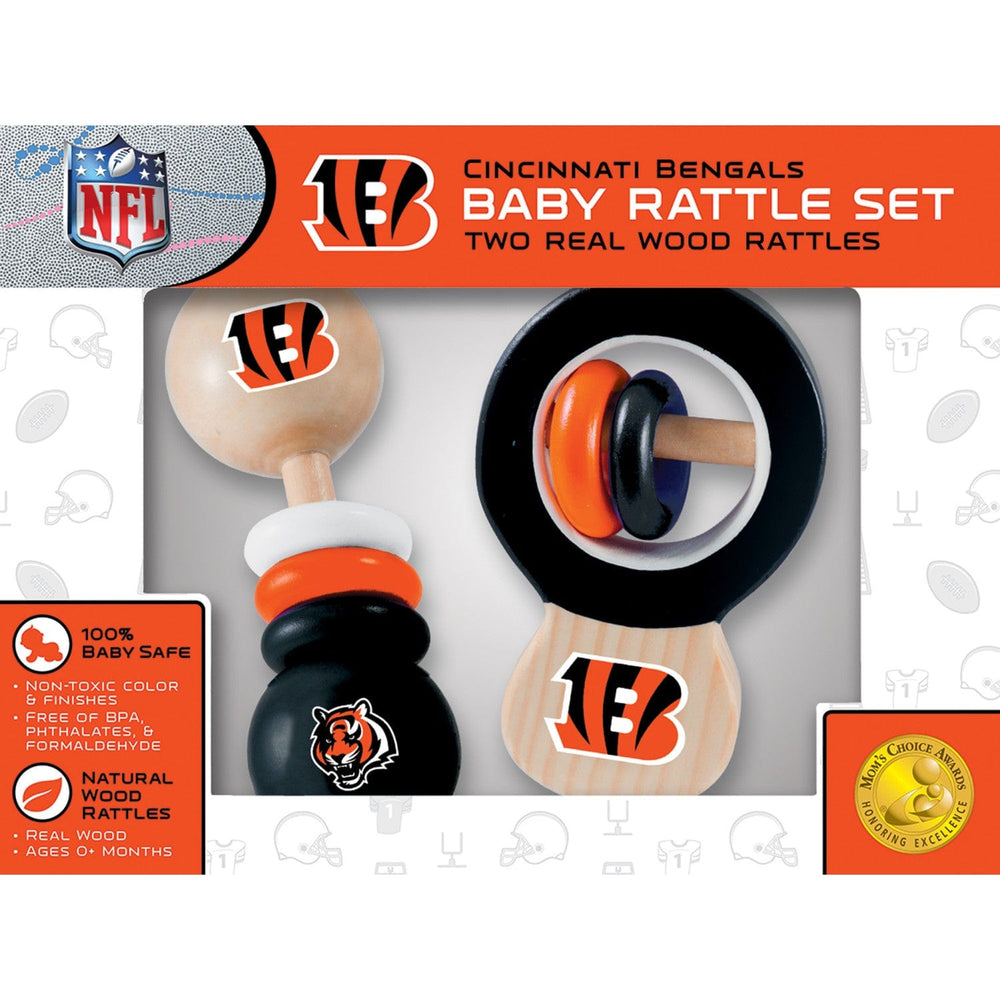Cincinnati Bengals - Baby Rattles 2-Pack (ONLINE ORDER ONLY)