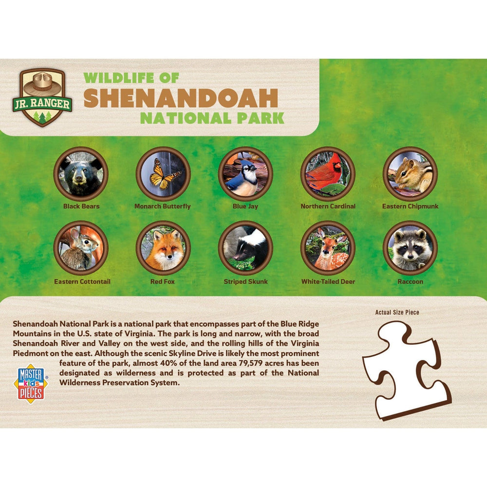 Wildlife of Shenandoah National Park - 100 Piece Jigsaw Puzzle (ONLINE ORDER ONLY)