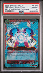2020 DRAGON BALL SUPER ZEN-OH AL-PWFL/ZN.H #P-200 - PSA 10 (Online Order Only)