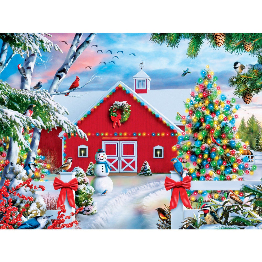 Happy Holidays - Country Christmas 300 Piece EZ Grip Jigsaw Puzzle (ONLINE ORDER ONLY)