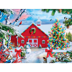 Happy Holidays - Country Christmas 300 Piece EZ Grip Jigsaw Puzzle (ONLINE ORDER ONLY)