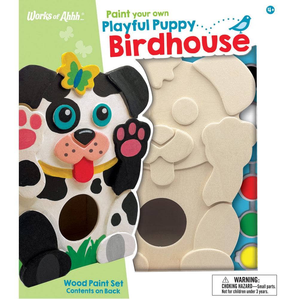Playful Puppy Birdhouse Wood Craft & Paint Kit (ONLINE ORDER ONLY)