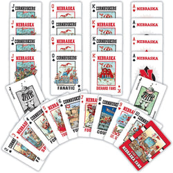 Nebraska Cornhuskers Fan Deck Playing Cards - 54 Card Deck (ONLINE ORDER ONLY)