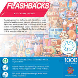 Flashbacks - Ice Cream Treats 1000 Piece Jigsaw Puzzle (ONLINE ORDER ONLY)