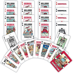 Georgia Bulldogs Fan Deck Playing Cards - 54 Card Deck (ONLINE ORDER ONLY)