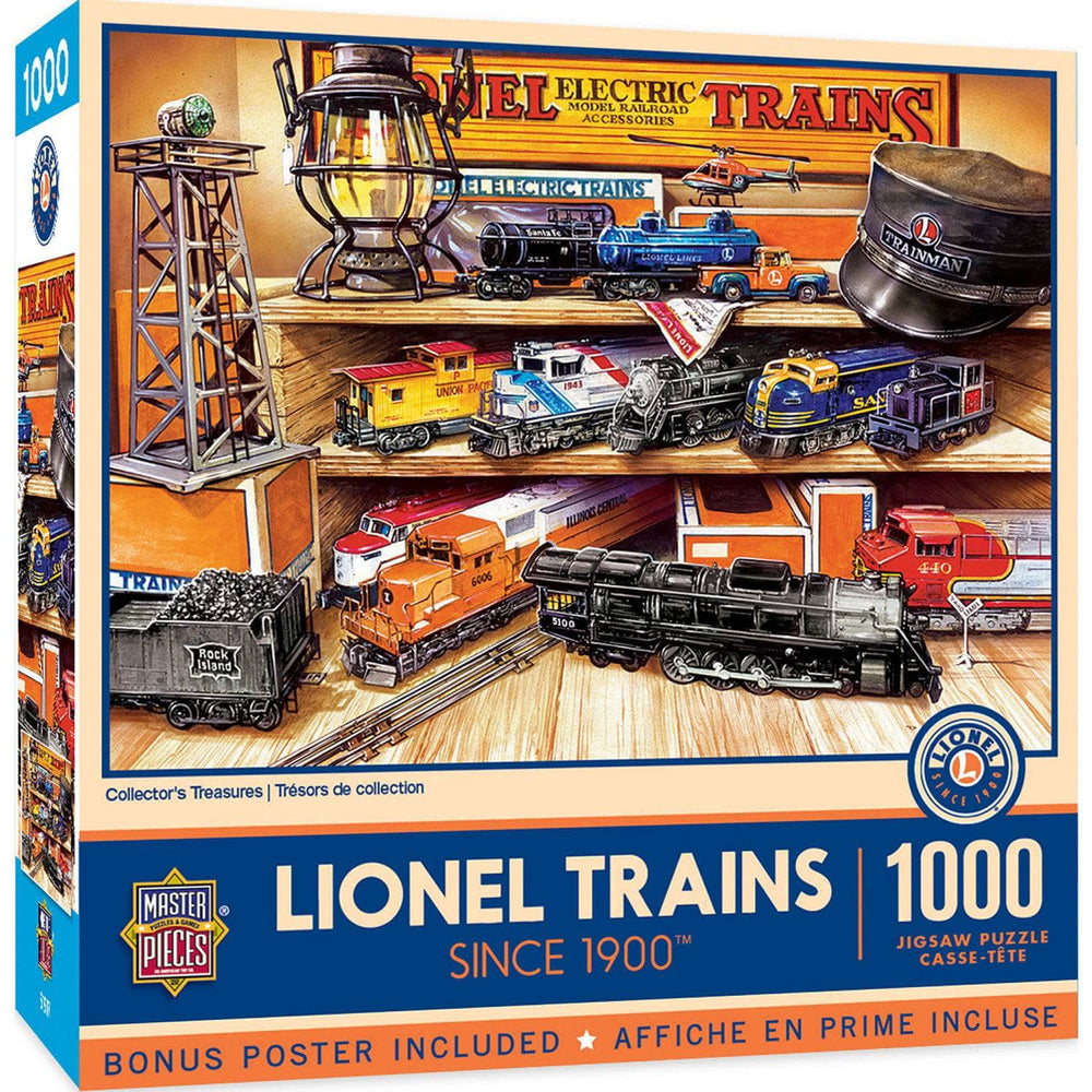 Lionel Trains - Collector's Treasures 1000 Piece Jigsaw Puzzle (ONLINE ORDER ONLY)