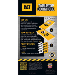 Caterpillar CAT Tabletop Cornhole Game (ONLINE ORDER ONLY)