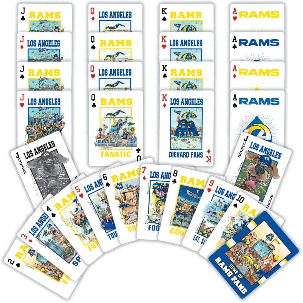 Los Angeles Rams Fan Deck Playing Cards - 54 Card Deck