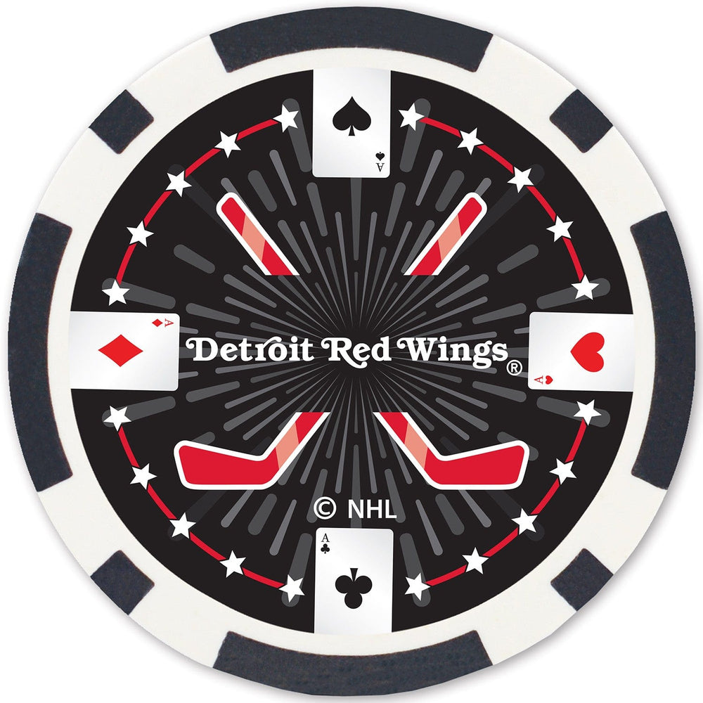 Detroit Red Wings 100 Piece Poker Chips (ONLINE ORDER ONLY)
