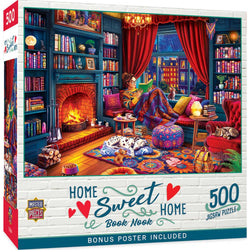 Home Sweet Home - Book Nook 500 Piece Jigsaw Puzzle