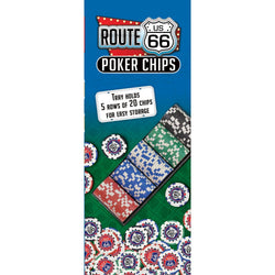 Route 66 100 Piece Poker Chips (ONLINE ORDER ONLY)