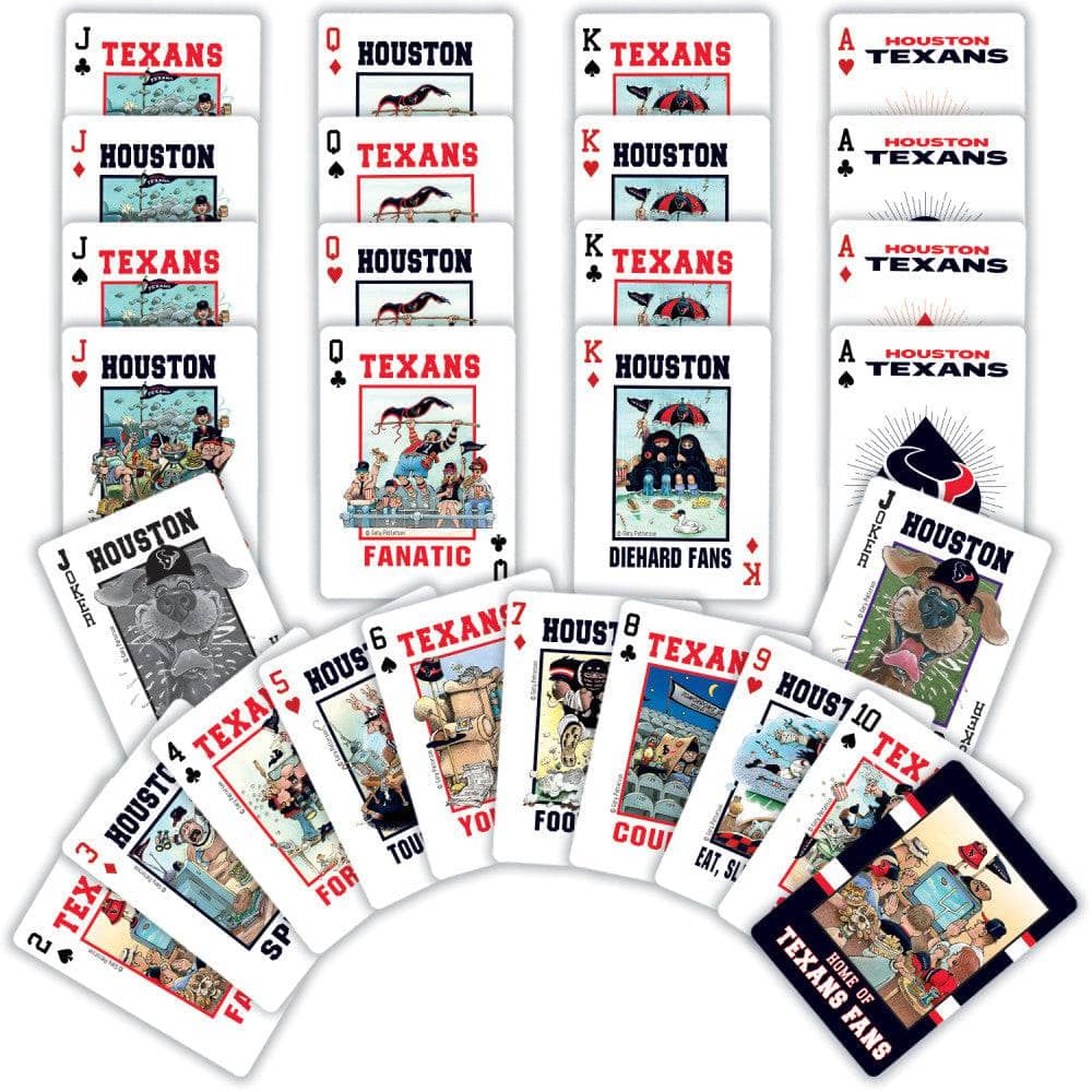 Houston Texans Fan Deck Playing Cards - 54 Card Deck