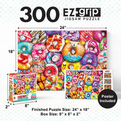 Trendz - Donut Resist 300 Piece EZ Grip Jigsaw Puzzle