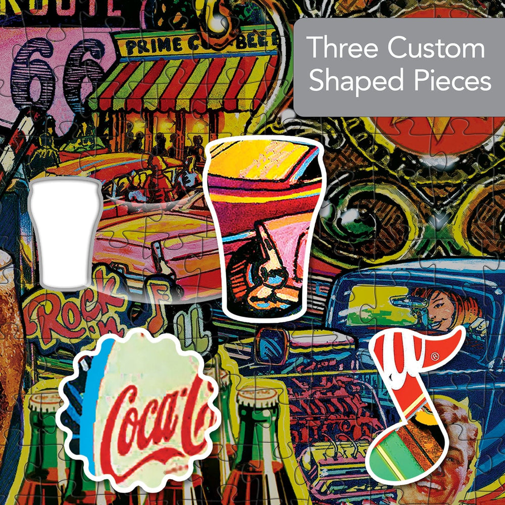 Coca-Cola Jukebox 1000 Piece Shaped Jigsaw Puzzle (ONLINE ORDER ONLY)