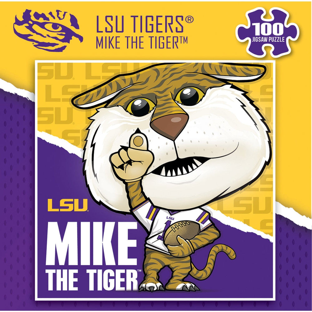 LSU Tigers - NCAA Mascot 100 Piece Jigsaw Puzzle
