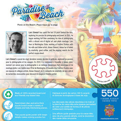 Paradise Beach - Picnic on the Beach 550 Piece Jigsaw Puzzle (ONLINE ORDER ONLY)