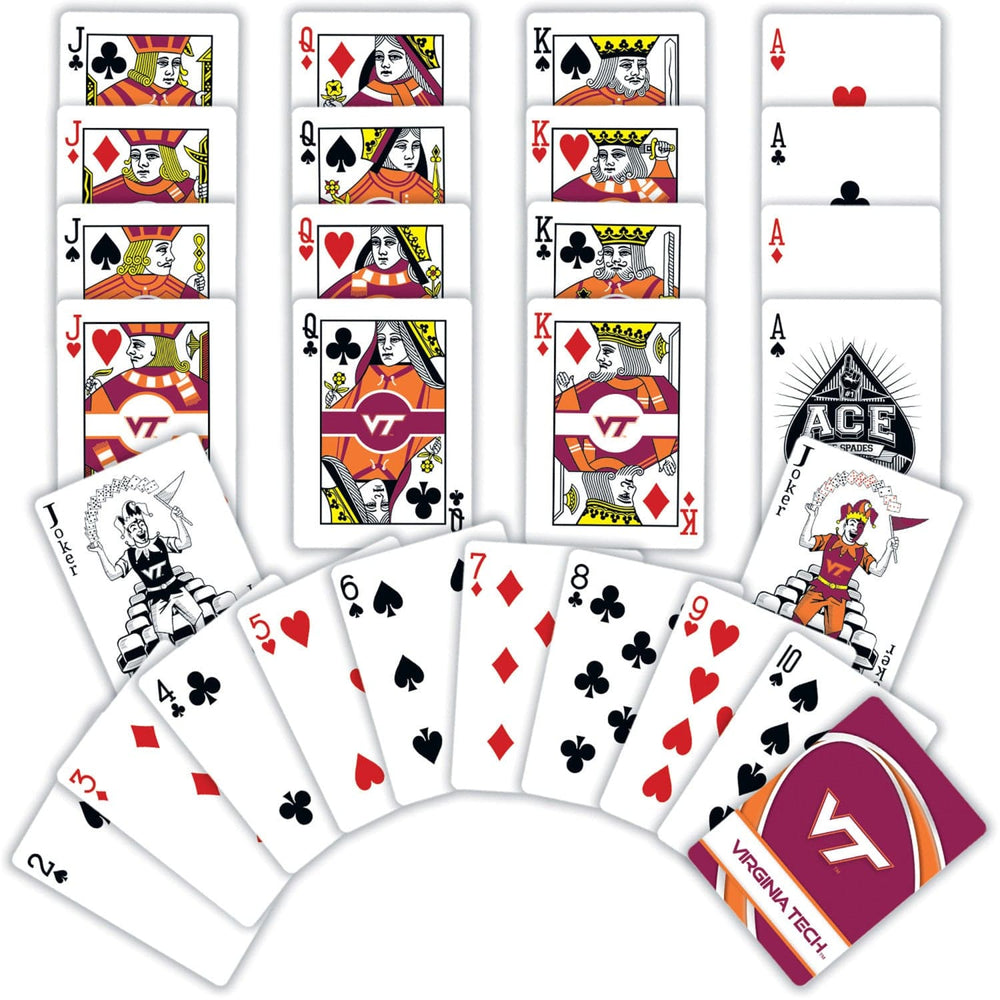 Virginia Tech Hokies Playing Cards - 54 Card Deck (ONLINE ORDER ONLY)