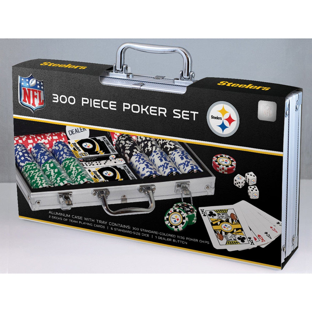 Pittsburgh Steelers 300 Piece Poker Set (ONLINE ORDER ONLY)