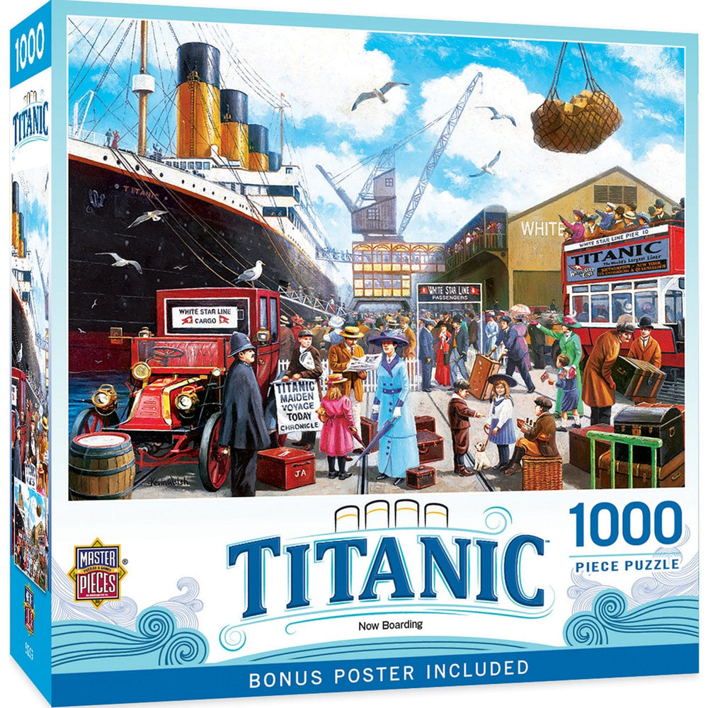 Titanic - Now Boarding 1000 Piece Jigsaw Puzzle (ONLINE ORDER ONLY)
