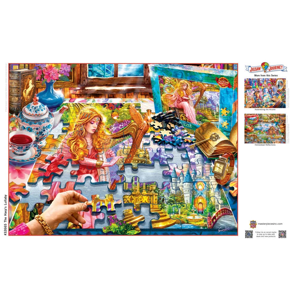 Jigsaw Journey - The Harp's Lullaby 300 Piece EZ Grip Jigsaw Puzzle (ONLINE ORDER ONLY)