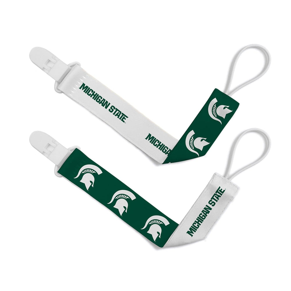 Michigan State Spartans - Pacifier Clip 2-Pack (ONLINE ORDER ONLY)