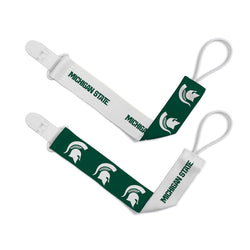 Michigan State Spartans - Pacifier Clip 2-Pack (ONLINE ORDER ONLY)