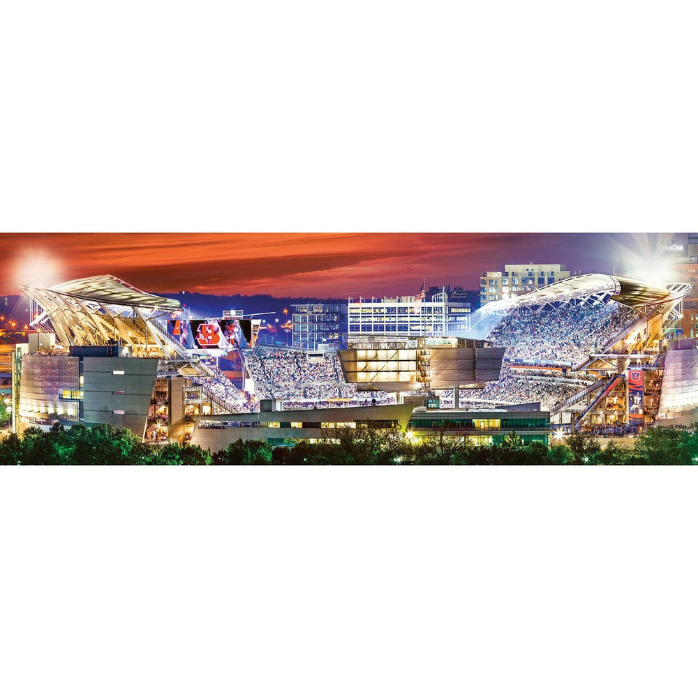 Cincinnati Bengals - Stadium View 1000 Piece Panoramic Jigsaw Puzzle (ONLINE ORDER ONLY)