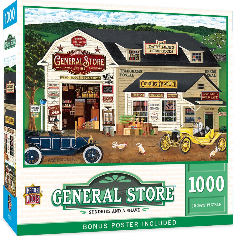 General Store - Sundries and a Shave 1000 Piece Jigsaw Puzzle (ONLINE ORDER ONLY)