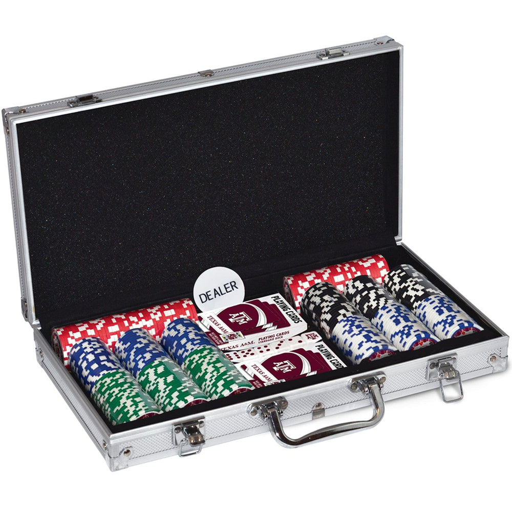 Texas A&M Aggies 300 Piece Poker Set (ONLINE ORDER ONLY)