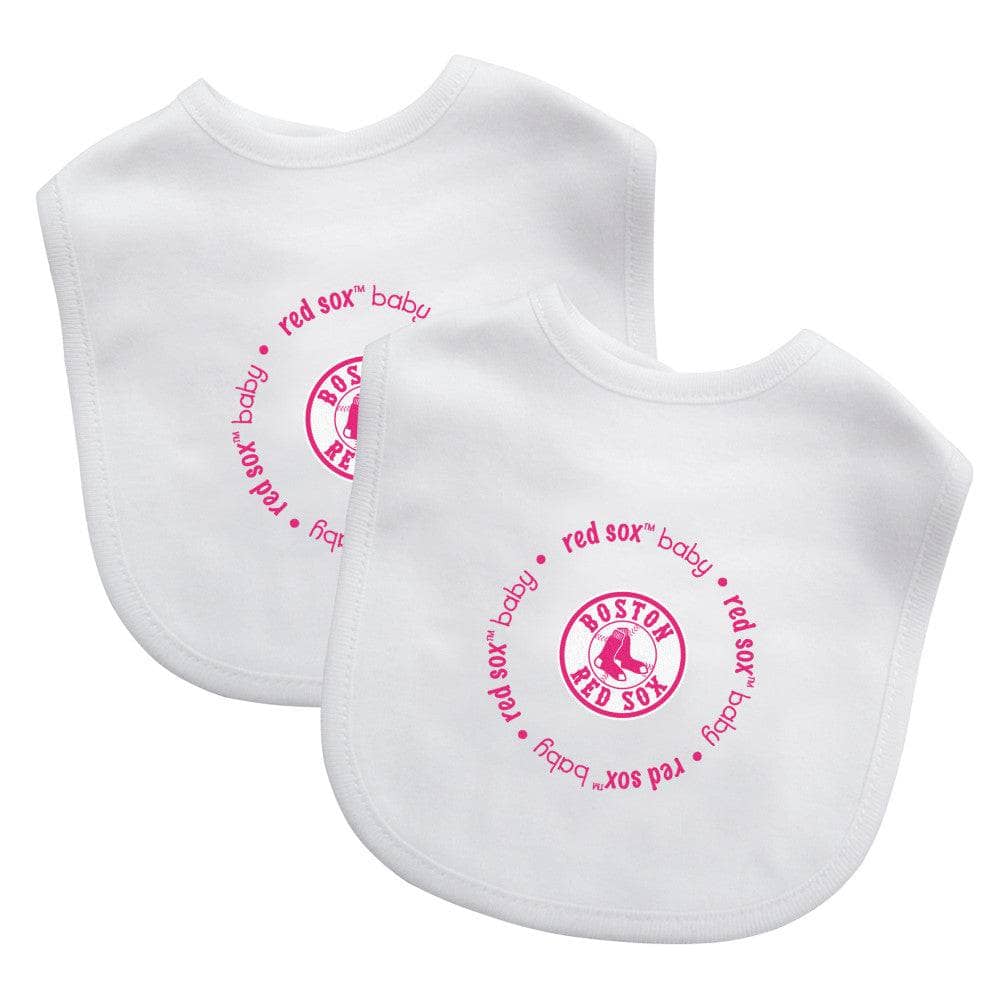 Boston Red Sox - Baby Bibs 2-Pack - Pink Set (ONLINE ORDER ONLY)