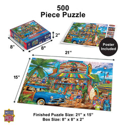 Drive-Ins, Diners & Dives - The Surf Dog Grill 500 Piece Jigsaw Puzzle