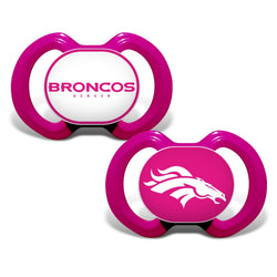 Denver Broncos - Pink Pacifier 2-Pack (ONLINE ORDER ONLY)