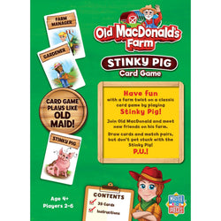 Old MacDonald's Farm - Stinky Pig Card Game (ONLINE ORDER ONLY)