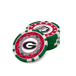 Georgia Bulldogs 300 Piece Poker Set (ONLINE ORDER ONLY)
