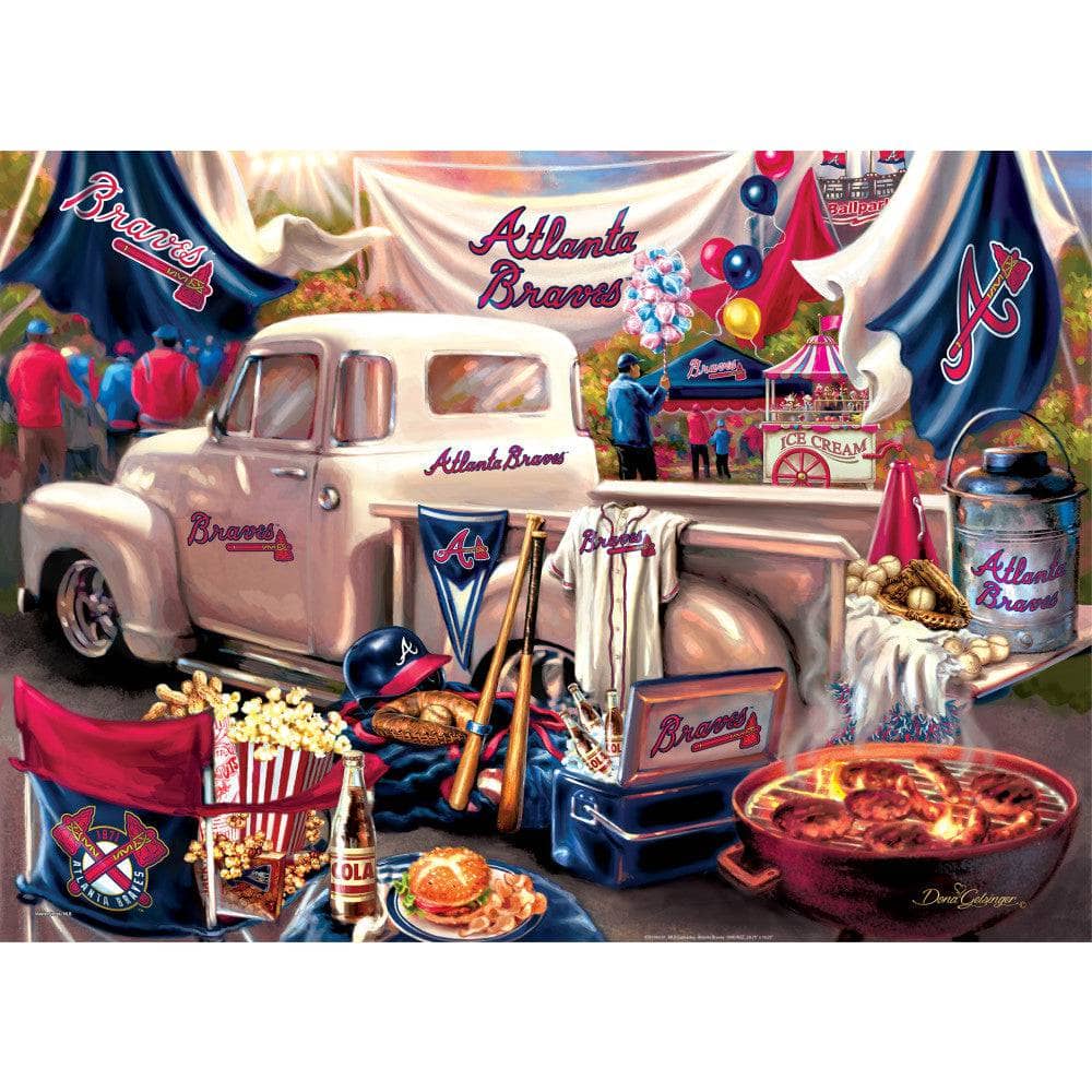 Atlanta Braves - Gameday 1000 Piece Jigsaw Puzzle (ONLINE ORDER ONLY)